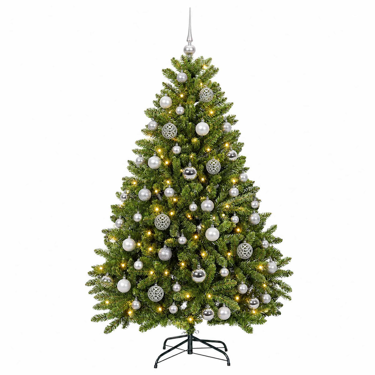 Artificial Christmas Tree Light Green with Bauble 270 cm