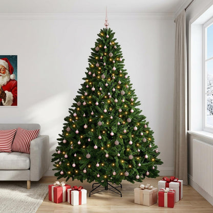 Artificial Christmas Tree Mid-green with Ornament 270 cm