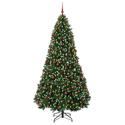 Artificial Christmas Tree Green with Baubles 300 cm 300 LEDs