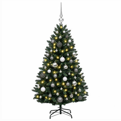 Artificial Christmas Tree Mid-green with Ornament 270 cm