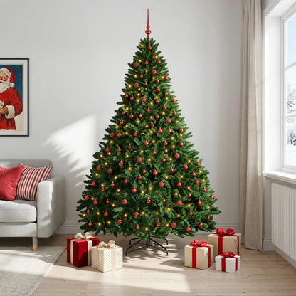 Artificial Christmas Tree Mid-green with Ornament 270 cm