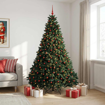 Artificial Christmas Tree Dark Green with Bauble 300 cm