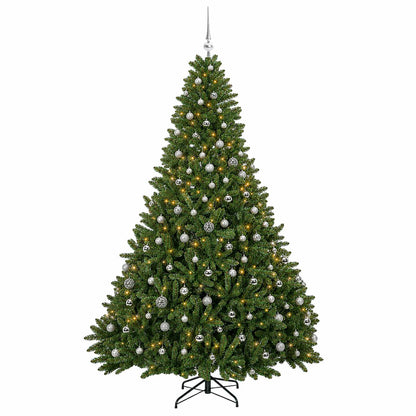 Artificial Light Green Christmas Tree with Baubles 300 cm