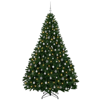 Artificial Christmas Tree Mid-green with Ornament 270 cm