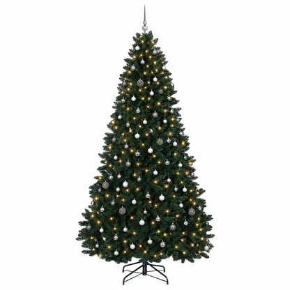 Artificial Christmas Tree Dark Green with Bauble 270 cm