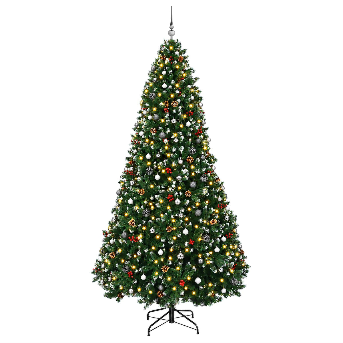 Artificial Christmas Tree with Bauble 270 cm 300 LEDs