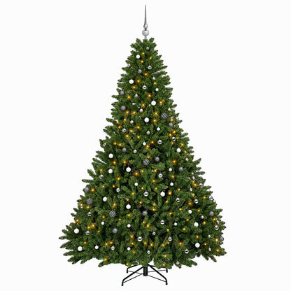 Artificial Christmas Tree Light Green with Baubles 300 cm