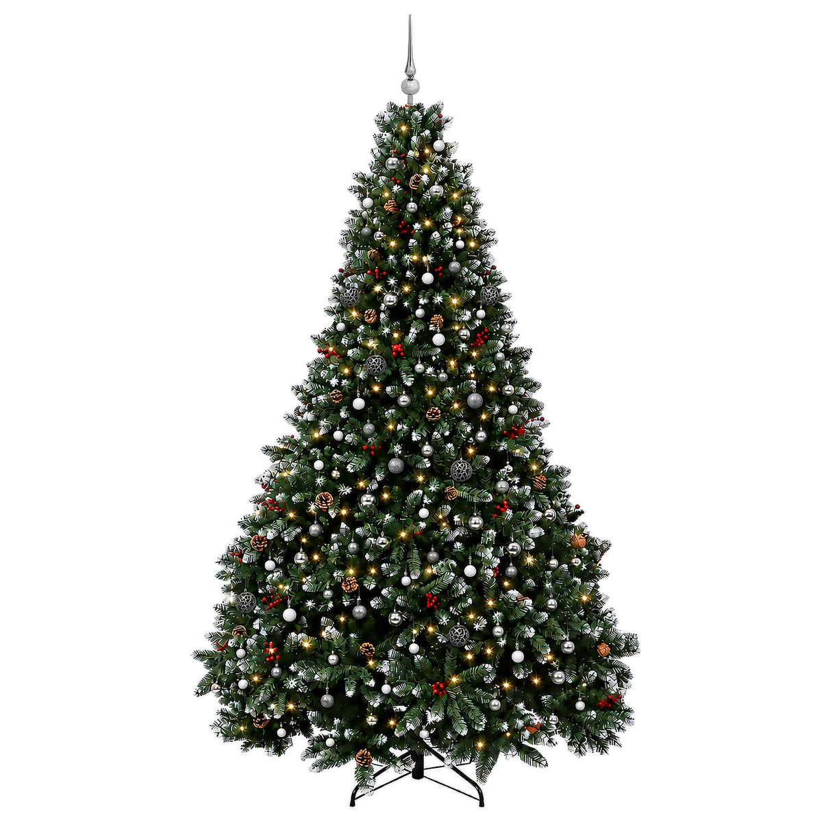 Artificial Christmas Tree with Bauble 270 cm 300 LEDs
