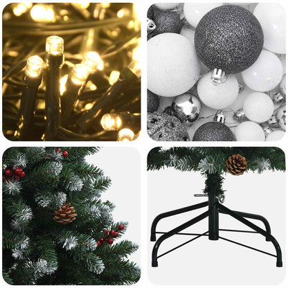 Artificial Christmas Tree with Bauble 300 cm 600 LEDs