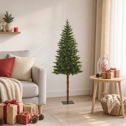 Artificial Hinged Christmas Tree 150 cm PVC and Metal Green