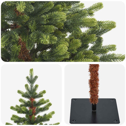 Artificial Hinged Christmas Tree 150 cm PVC and Metal Green