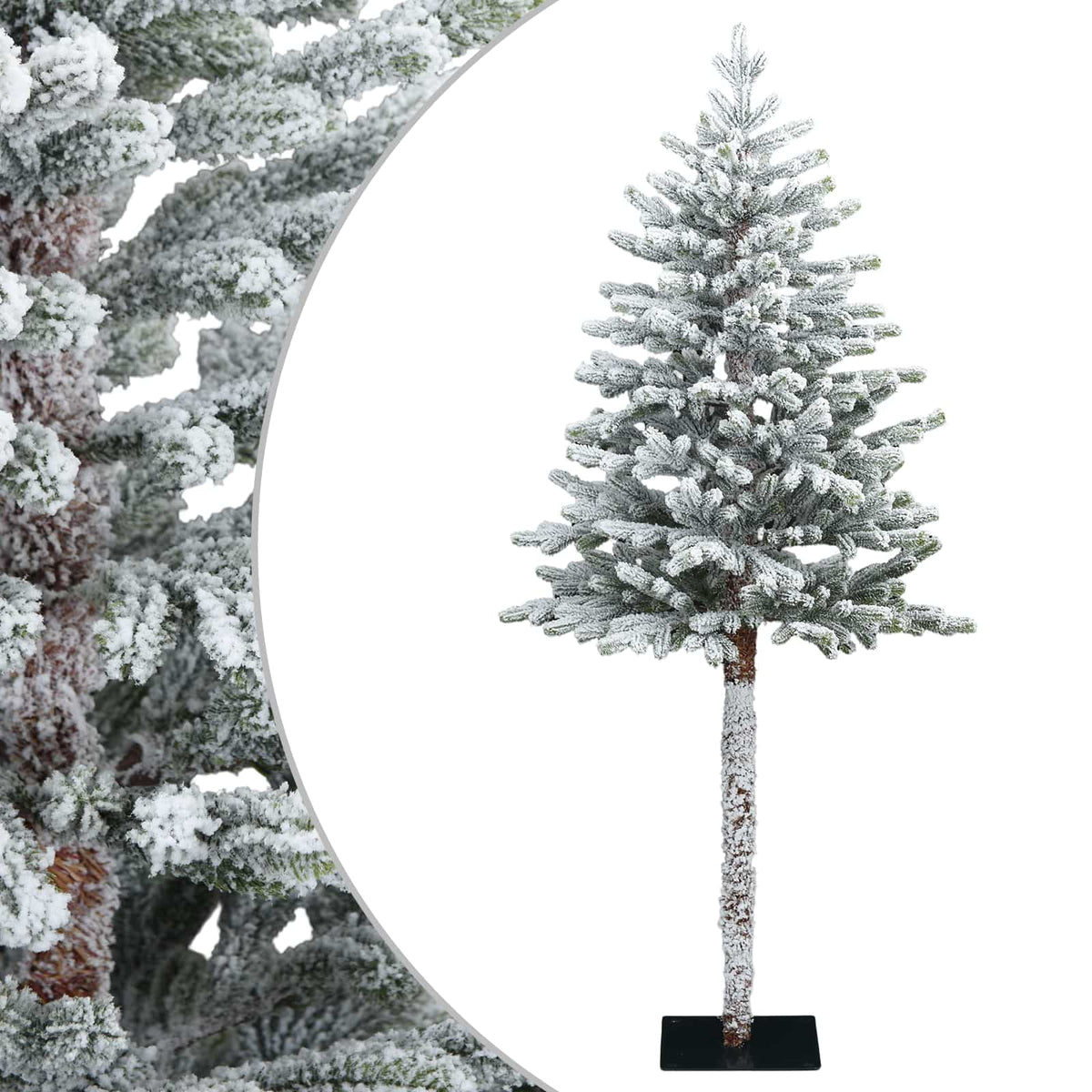 Artificial Hinged Christmas Tree 120 cm PVC and Metal