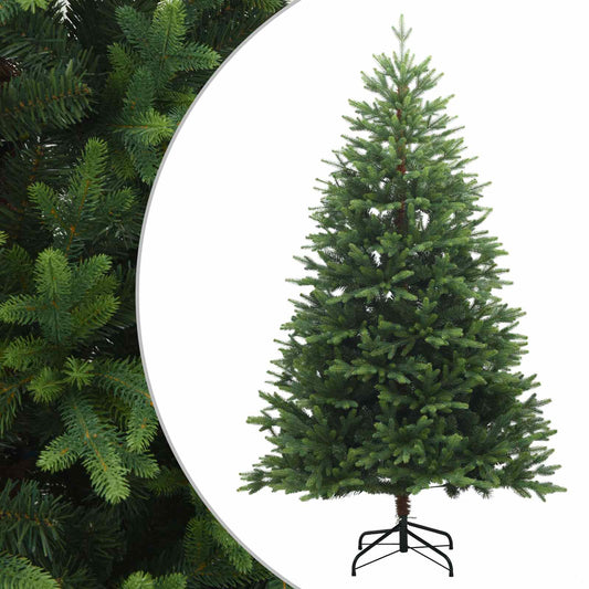 Artificial Hinged Christmas Tree 240 cm PVC and Metal Green