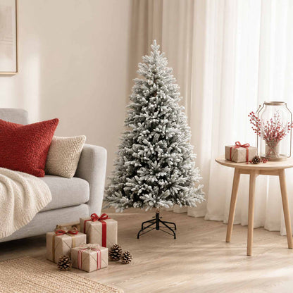Artificial Hinged Christmas Tree 120 cm PVC and Metal