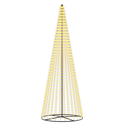 LED Christmas Tree 385 cm 1148 LEDs Warm White Steel Black