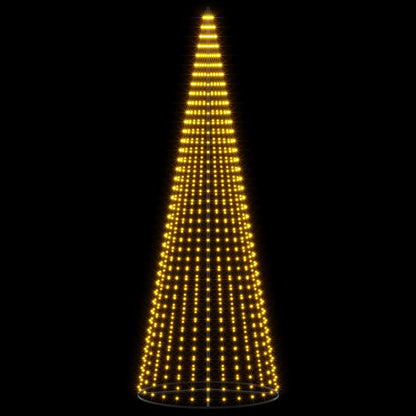 LED Christmas Tree 385 cm 1148 LEDs Warm White Steel Black