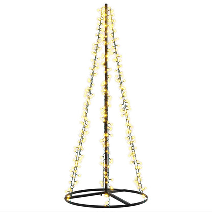 LED Christmas Tree 165 cm 540 LEDs Warm White Steel Black