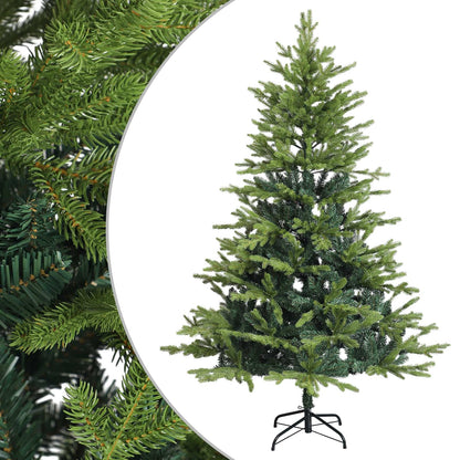 Artificial Hinged Christmas Tree 240 cm PVC and Metal Green