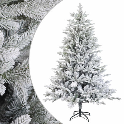Artificial Hinged Christmas Tree 240 cm PVC and Metal
