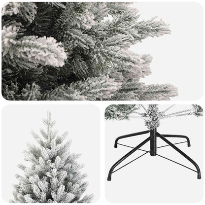 Artificial Hinged Christmas Tree 120 cm PVC and Metal