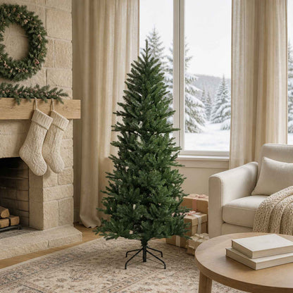 Artificial Hinged Christmas Tree 120 cm PVC and PE Green