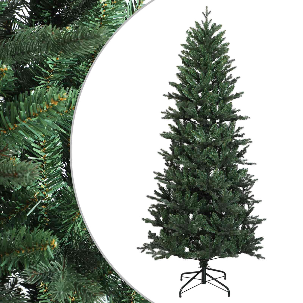 Artificial Hinged Christmas Tree 120 cm PVC and PE Green