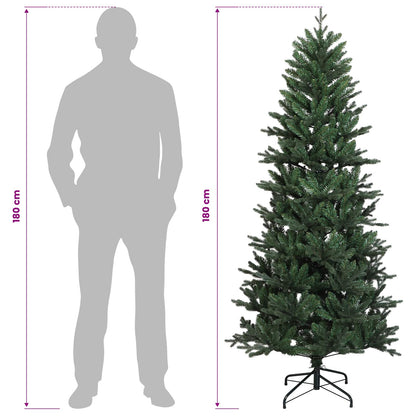 Artificial Hinged Christmas Tree 180 cm PVC and PE Green
