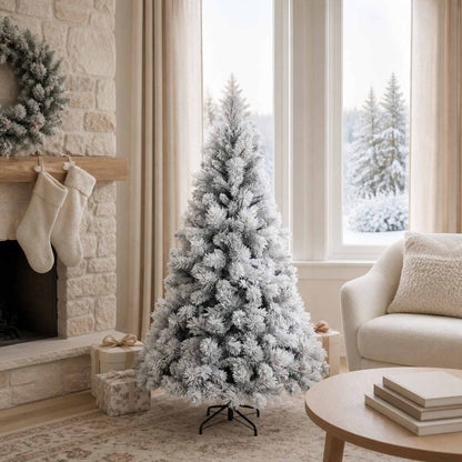 Artificial Hinged Christmas Tree 120 cm PVC and Metal