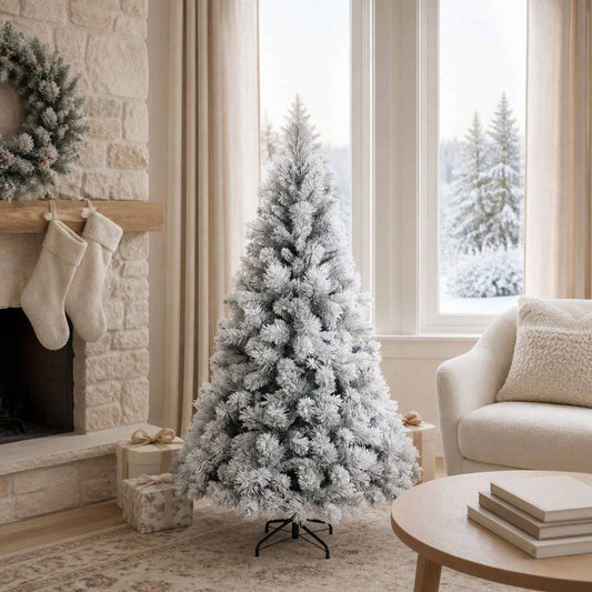 Artificial Hinged Christmas Tree 120 cm PVC and Metal
