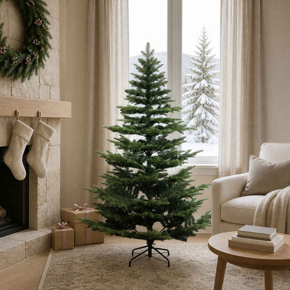 Artificial Hinged Christmas Tree 120 cm PE & PVC Green