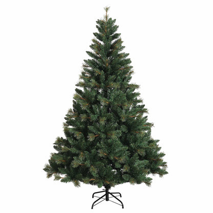 Artificial Hinged Christmas Tree 240 cm PVC and Metal Green