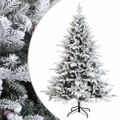 Artificial Hinged Christmas Tree 120 cm PVC and Metal
