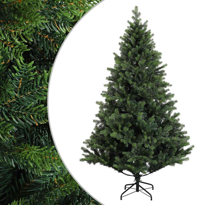 Artificial Hinged Christmas Tree 240 cm PVC and Metal Green