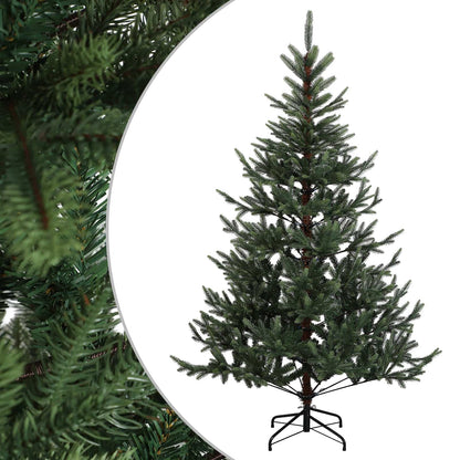 Artificial Hinged Christmas Tree 240 cm PVC and Metal Green