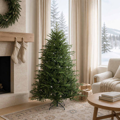 Artificial Hinged Christmas Tree 120 cm PVC and Metal Green