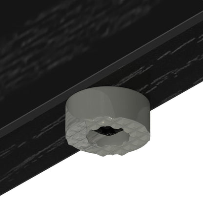 Bed Surround for Adjustable Bed Base Black Oak 70 x 200 cm
