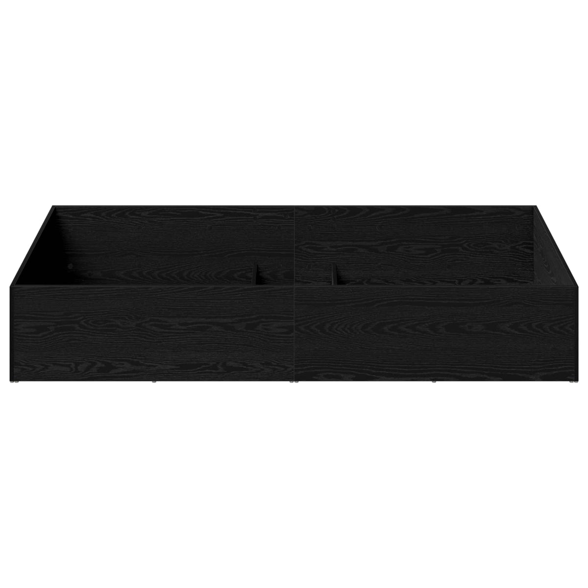 Bed Surround for Adjustable Bed Base Black Oak 70 x 200 cm