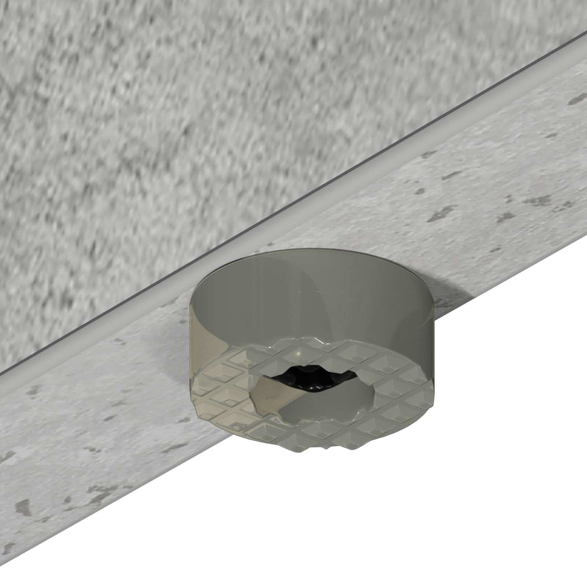Bed Surround for Adjustable Bed Base Concrete Grey 70 x 200 cm