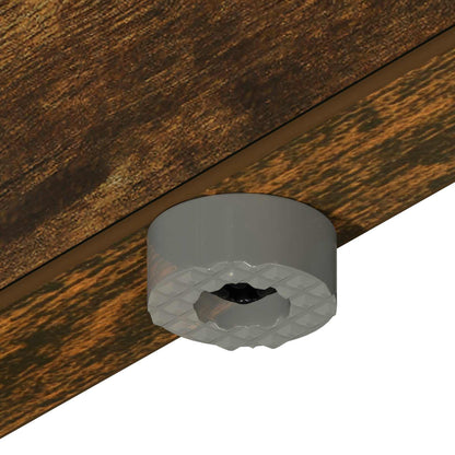 Bed Surround for Adjustable Bed Base Smoked Oak 70 x 200 cm