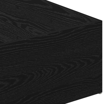 Bed Surround for Adjustable Bed Base Black Oak 90 x 200 cm