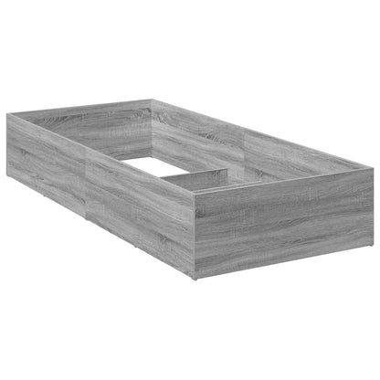 Bed Surround for Adjustable Bed Base Grey Sonoma 90 x 200 cm