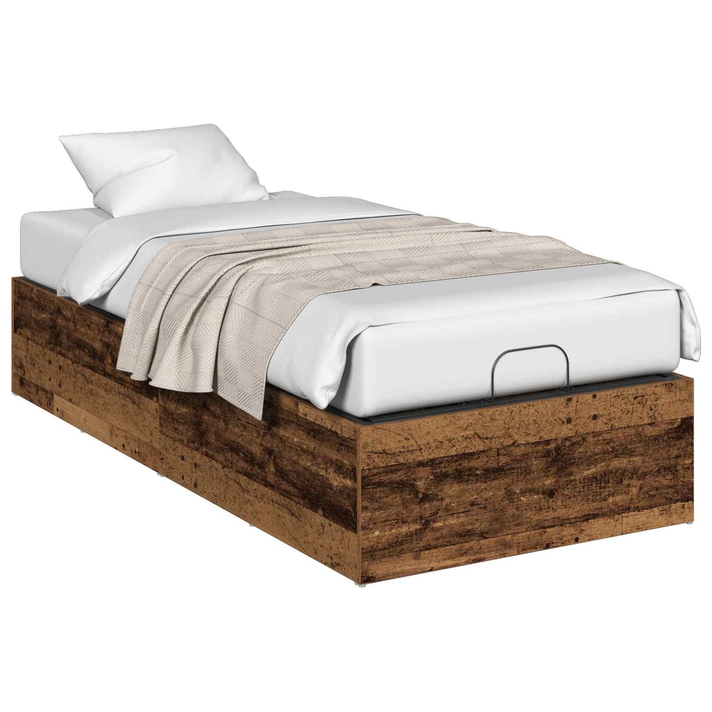 Bed Surround for Adjustable Bed Base Oak wood 90 x 200 cm