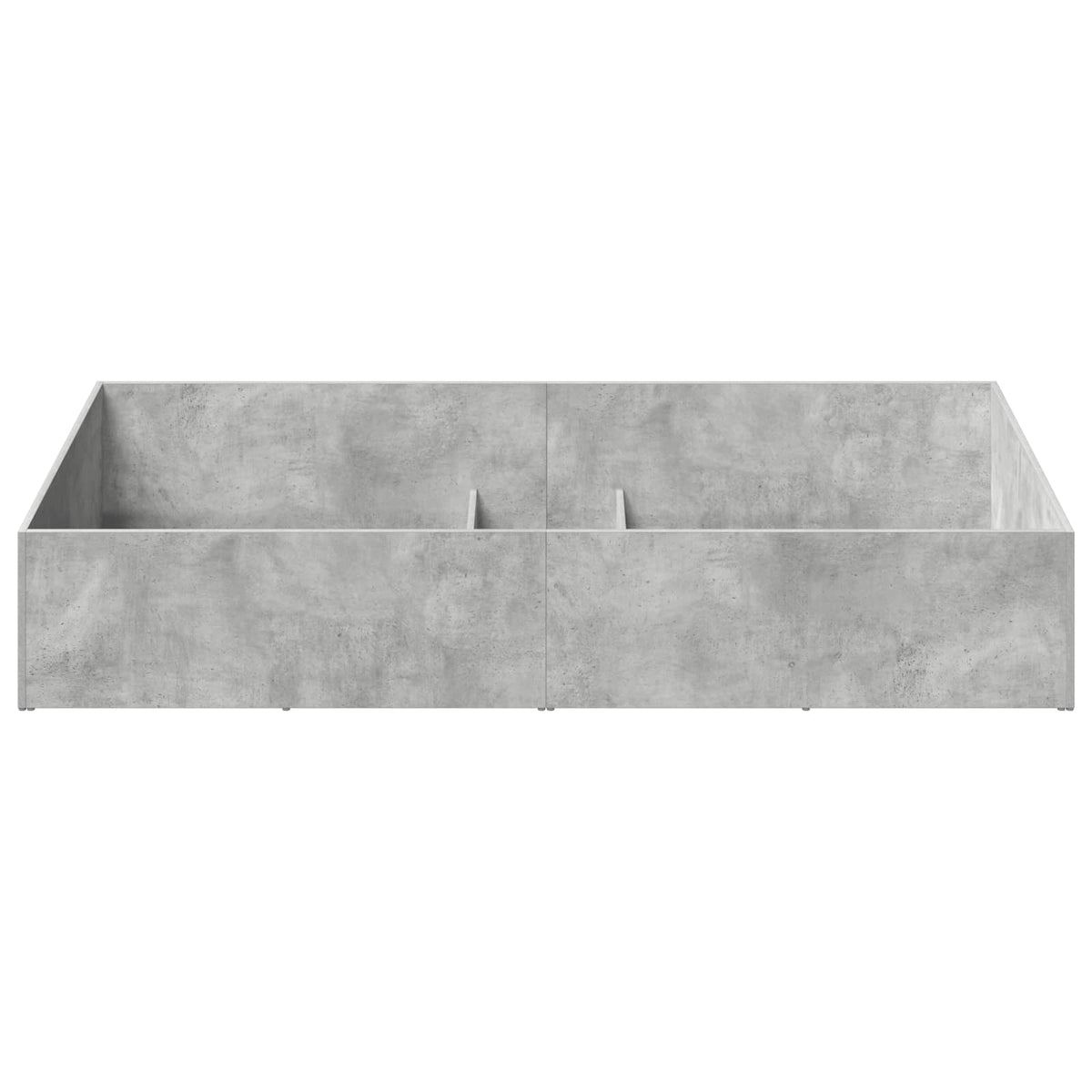 Bed Surround for Adjustable Bed Base Concrete Grey 100 x 200 cm