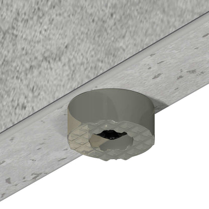 Bed Surround for Adjustable Bed Base Concrete Grey 100 x 190 cm