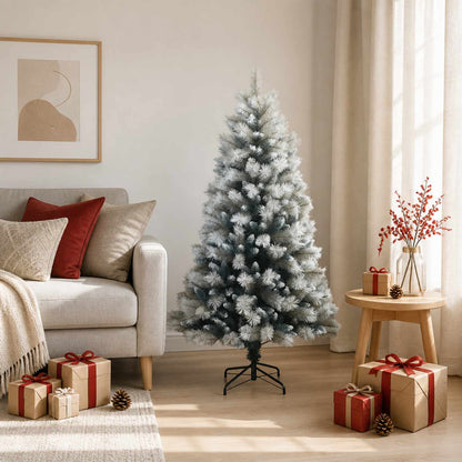 Artificial Hinged Christmas Tree 150 cm PVC and Metal