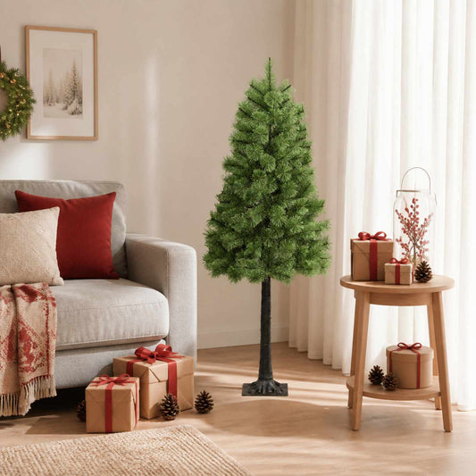 Artificial Hinged Christmas Tree 150 cm PVC and Metal Green