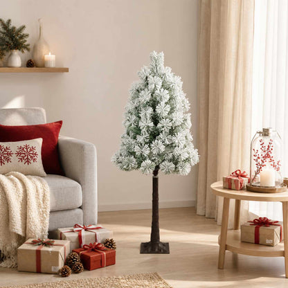 Artificial Hinged Christmas Tree 150 cm PVC and Metal