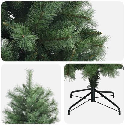 Artificial Hinged Christmas Tree 150 cm PVC and Metal Green