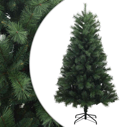 Artificial Hinged Christmas Tree 180 cm PVC and Metal Green
