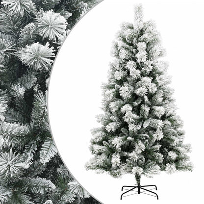 Artificial Hinged Christmas Tree 240 cm PVC and Metal